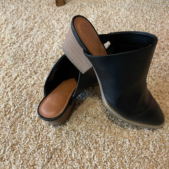 AMERICAN THREAD BLACK MULE - Picture 3 of 5